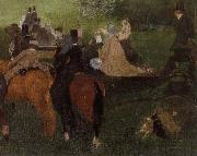 Edgar Degas On the Racecourse oil